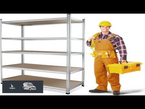 WORKPRO 5 Tier Storage Shelving Unit 48W x 24D x 72H Adjustable Storage