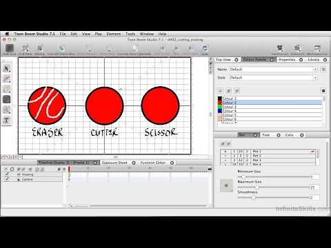 Toon Boom Studio 7 Tutorial | Cutting And Erasing