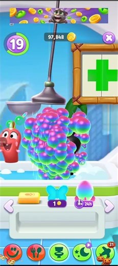 Unbelievable! 😱 My Pet Turns Into a Rainbow Bubble Monster! 🌈😂🔥”TalkingTom #TomFriends #
