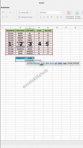 Excel VLOOKUP Formula Explained 🔥 | Easy Step-by-Step Guide | Excel Skills Hub