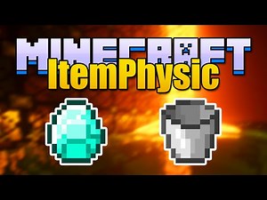 Minecraft ITEMPHYSIC Mod! Items Float in Water! (Minecraft v1.7.10 Mod Spotlight)