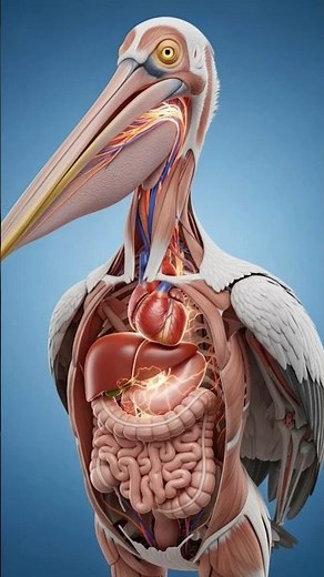 What Happens Inside Pelicun When He Eats Fish 😱 #ai #3danimation #yt