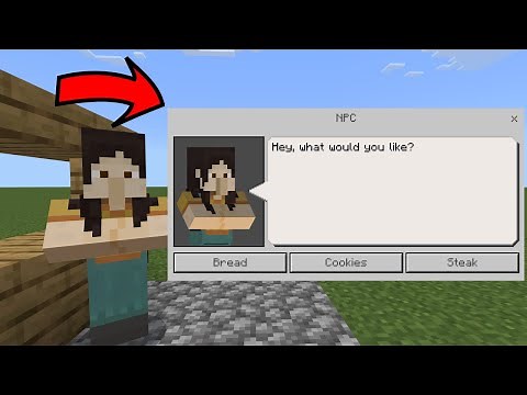 How to make NPC give Items | Minecraft