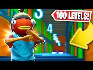 The Super Easy Default Deathrun w/ 100 Levels! (Fortnite Creative Mode)