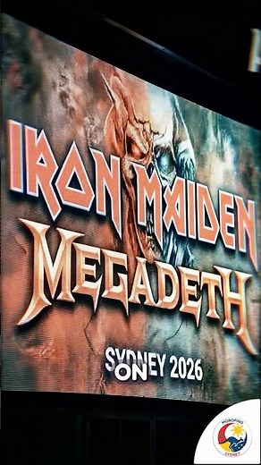 IRON MAIDEN & MEGADETH: Sydney Stadium Takeover 2026! 🤘