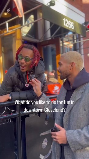 We asked people what they like to do for fun in downtown Cleveland. Hit the link in bio to check out @Destination Cleveland cost of living calculator and get a feel of what living in The Land looks like #thisiscle #thelandforlife #imfromcleveland #cleveland #ohio #downtowncleveland #streetinterview #fyp #foryoupage