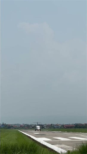 Buddha Air ATR 72-500 9N-ANI Takeoff in extreme summer time