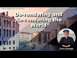 De-rendering and Re-rendering the World