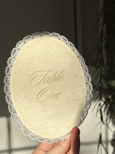 Olive Green Wedding Table Numbers Tutorial