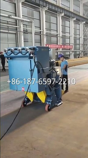 850mm Integrated Floor Shot Blasting Machine | Fast Steel Plate Surface Preparation