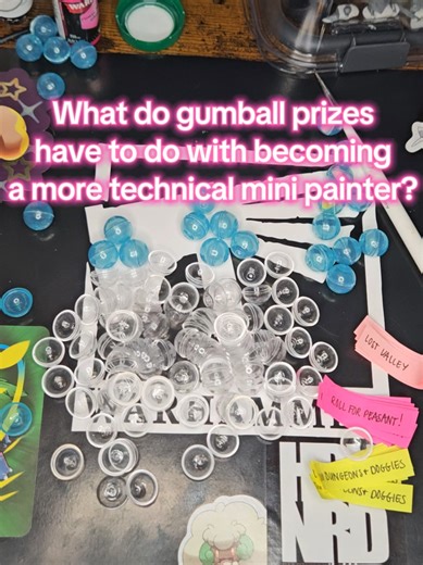 I want to strengthen my technical painting skills in 2026, so I'm getting back to basics with a new series! I really enjoyed Roll for Peasant because it took the stress out of picking a color scheme, so in the same vein I'll be drawing a random paint idea! The paint ideas can be Roll for Peasant (revamped with less pink & purple iykyk 😂), Dungeons & Doggies, or a Reaper caveman miniature sp far. I'll explain these further, but I do need some other ideas for simple, fundamentals-building project