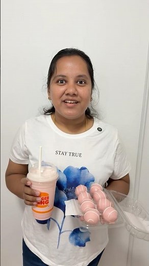 24 Hours Eating Only Pink Food Challenge! 🍓 #Short #FoodChallenge #24HoursChallenge