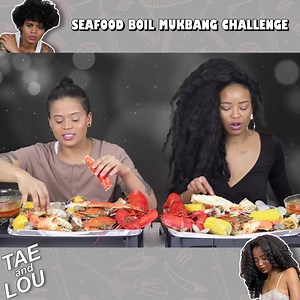 We are back with ANOTHER SEAFOOD BOIL MUKBANG. Unedited and unrehearsed. This time we are competing to see who can eat the most seafood. Comment below on who you think will win. WE LOVE YOU #THANGTHANGGANG! #TaeandLou #ASMR #MUKBANG #eatingshow #eatingsounds | Tae and Lou