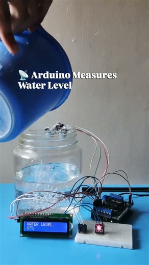 💧 Smart Water Level Indicator Using Arduino 🤖 | #shorts #arduino #diy #electronics