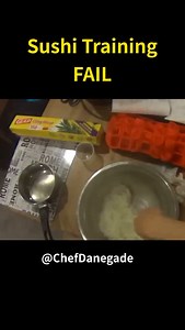 1.2M views · 22K reactions | Sushi Training FAIL #funny #cooking #food #funnyreel | Chef Danegade | Facebook