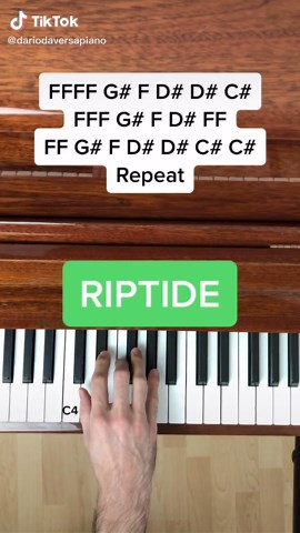Vance Joy - Riptide Piano Tutorial