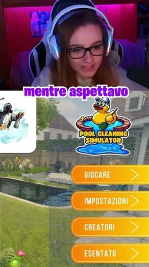 I discovered this beautiful thing 😂 #poolcleaningsimulator