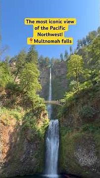 Multnomah falls | Oregon road trip | Columbia river gorge | Iconic Pacific Northwest #vlog #travel