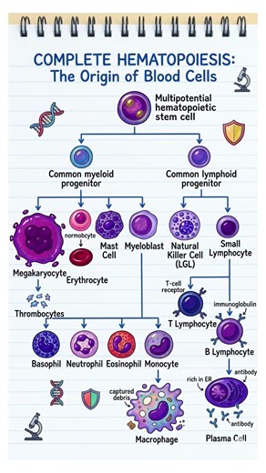 Stem cell - The origin of blood cell #alliedhealth