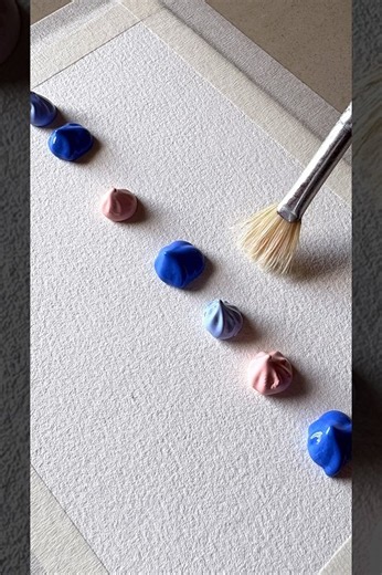 Dreamy Acrylic Sky & Textured Cloud Tutorial ☁️ #painting #acrylicpainting #shors