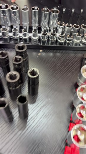 Magnetic Socket Organizer Toolset for Mechanics