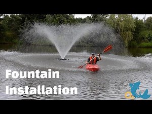 Watch This Pond Come to Life! Kasco Fountain Installation