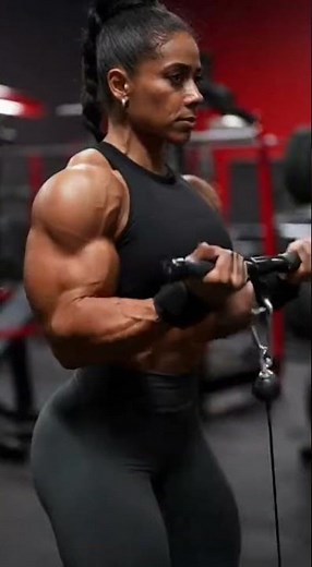 Gym girl Muscles | Big biceps #motivation #bodybuilding #workout