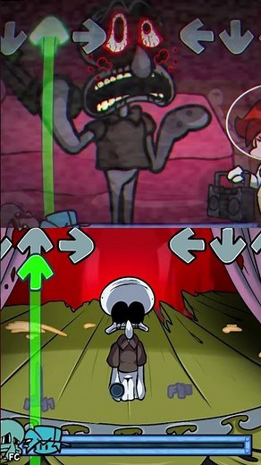 Squidward Screaming Animation Original vs Remastered (FNF Mod) #Shorts