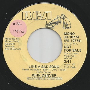 John Denver - Like A Sad Song