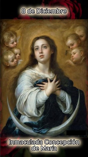 Inmaculada Concepción de María - 8 de Diciembre #santodeldía #santoral #religion #fe #parati #santos