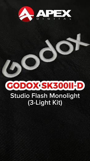 Take Your Studio Game to its Apex with the GODOX SK300II-D Studio...