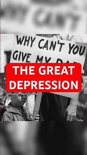 The Great Depression. #thegreatdepression #history #historyfacts #historicalevents #historicalfacts