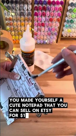 How to make notepads from home, chexk my full tutorial on my channel #DIY #notepad