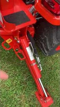 Kubota bx23s switching backhoe controls from (backhoe to excavator)