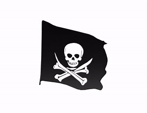 pirate flag wall art