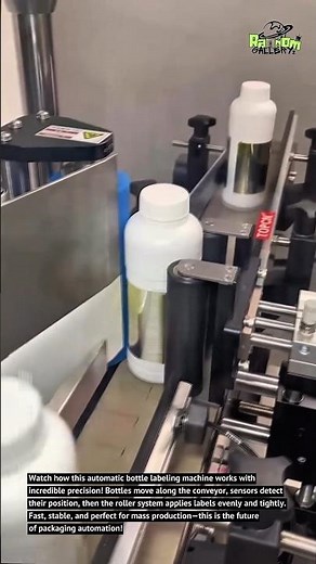 High Speed Automatic Bottle Labeling Machine – Factory Productivity Booster!