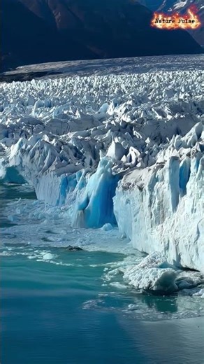 When The Ice Wall Collapses - Perito Moreno In Real Time #glacier #calving #patagonia