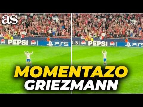 Momentazo brutal del METROPOLITANO con ANTOINE GRIEZMANN tras eliminar al FC BARCELONA