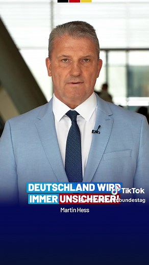Deutschland wird immer unsicherer! Martin Hess zur Polizeilichen Kriminalstatistik. #gewaltverbrechen