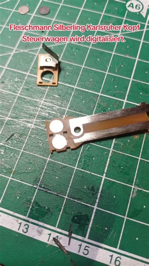 Modelleisenbahn Spur N Digitalisierung vom Fleischmann Karlsruher Kopf Steuerwagen.