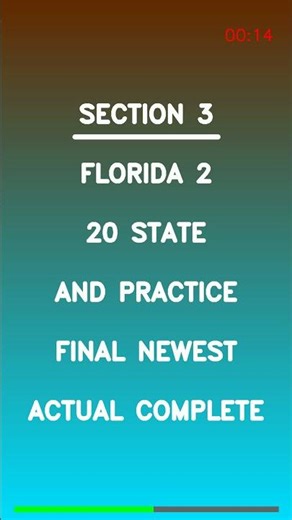 Florida 2 20 State And Practice Final Newest Actual Complete Latest