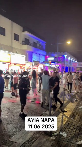 Ayia Napa nightlife June 2025 #ayianapa #cyprus #ayianapaparty