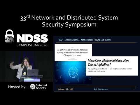 NDSS 2026 - Workshop on Binary Analysis Research (BAR) 2026, Keynote by Perri Adams