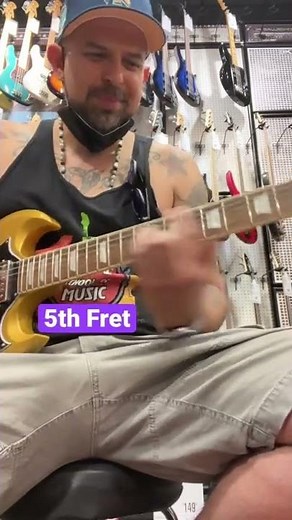 How to play Fire on the Mountain by the Grateful Dead using 2 chords #shorts