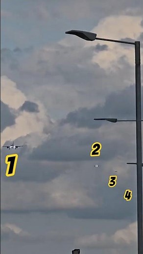 ✈️ 4 Planes Lining Up to Land at London Heathrow Airport | Amazing Air Traffic! #aviation