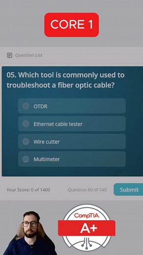 CompTIA A Core 1 Practice Exam Questions #comptia #deancyber #comptiaaplus | DeanCyber