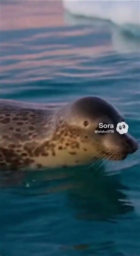 Orca Surges Toward a Seal | Real Arctic Ocean Wildlife Scene