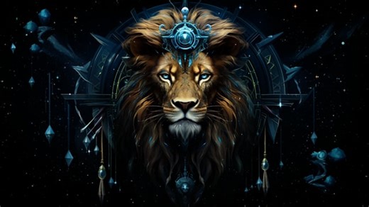 Ai Generated, Lion, Symbol. Free Stock Video