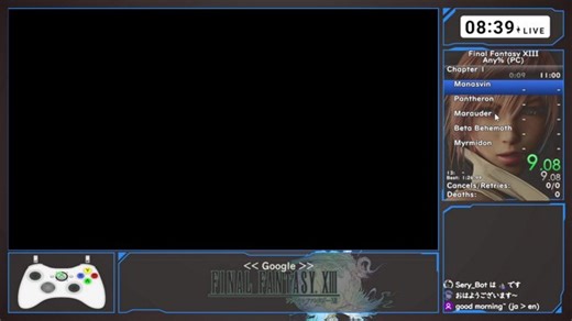 FF13 (PC) Any% derust (Don't crash, please.)