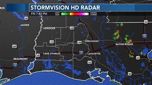 There are showers moving across SWLA now, here's the latest radar view. Remember you can check the radar anytime using our First Alert Weather app which is available here: https://m.cmpgn.page/ZxkcRJ | KPLC 7 Weather